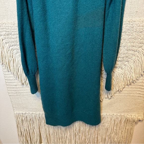 J. CREW green Supersoft turtleneck wool-alpaca sweater dress S - Picture 10 of 12